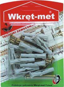 WRET-MET 12pcs UNIV ROWBLUX & WOOD SCREWS 3,5x60mm