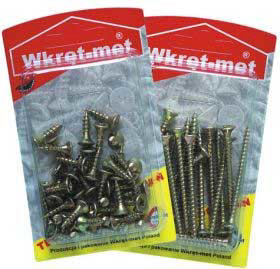 WRET-MET 65pcs WOOD SCREW 3,0x12mm