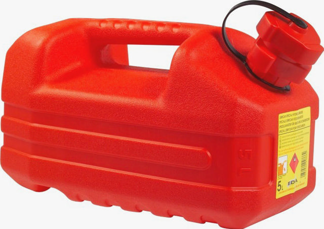 JERRYCAN 5L RED 32X17X18