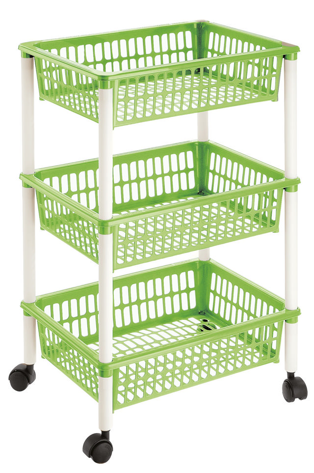 TONTARELLI 3-TIER KITCHEN TROLLEY