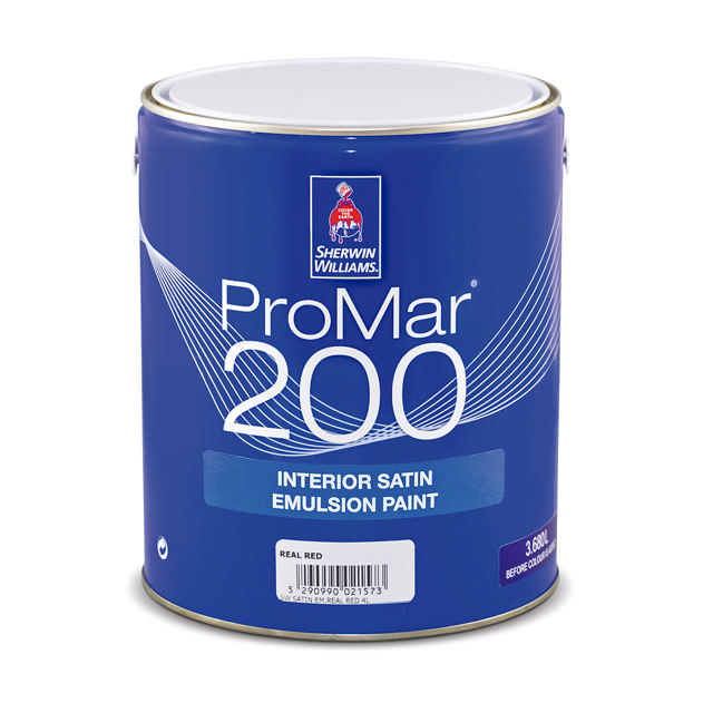 SHERWIN-WILLIAMS® PROMAR® 200 SATIN ΠΛΑΣΤΙΚΟ ΧΡΩΜΑ BRIGHT YELLOW 1L