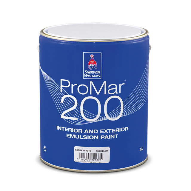 SHERWIN-WILLIAMS® PROMAR® 200 IΠΛΑΣΤΙΚΟ ΧΡΩΜΑ LUMINOUS WHITE 1L