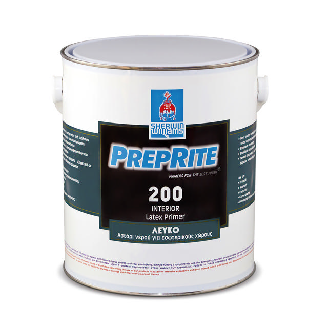 SHERWIN-WILLIAMS® PREPRITE® 200 ΑΣΤΑΡΙ ΤΟΙΧΟΥ ΛΕΥΚΟ ΜΕ ΒΑΣΗ ΝΕΡΟ 1L