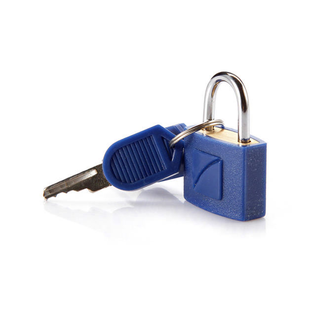 TRAVEL BLUE SUITCASE COLOURED PADLOCK X2