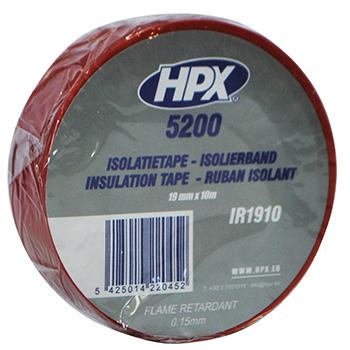 HPX INSULATING TAPE RED 19MMX10MM