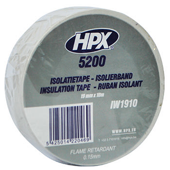 HPX HPX INSULATING TAPE WHITE 19MMX10MM