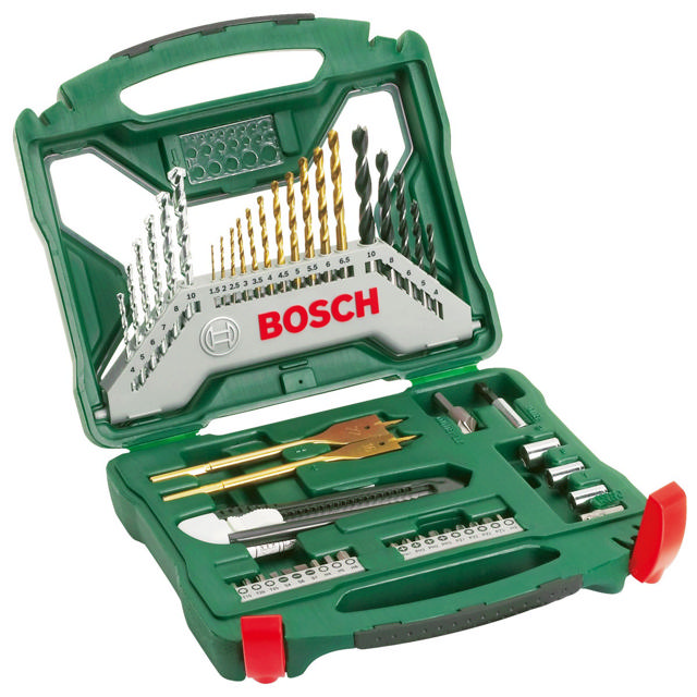 BOSCH X-LINE MULTI-PURPOSE DRILL BIT SET 50PCS