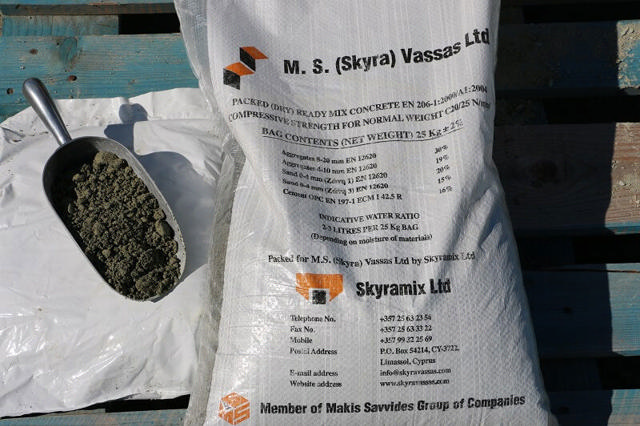 DRY CONCRETE BAG 25G