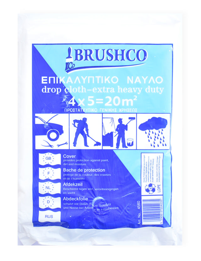 DROP CLOTH NYLON 4M X 5M 60 MICRO