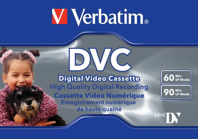 VERBATIM DIGITAL VIDEO CASSETTE 60 MINS