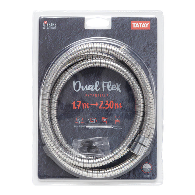 TATAY SHOWER HOSE DUAL FLEX 1.7-2.3Μ