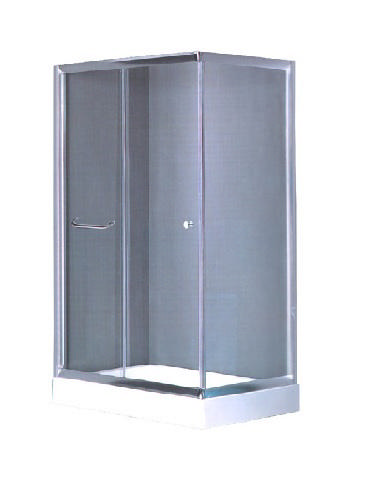 CORNER CLEAR 6MM 100X80CM CHROME