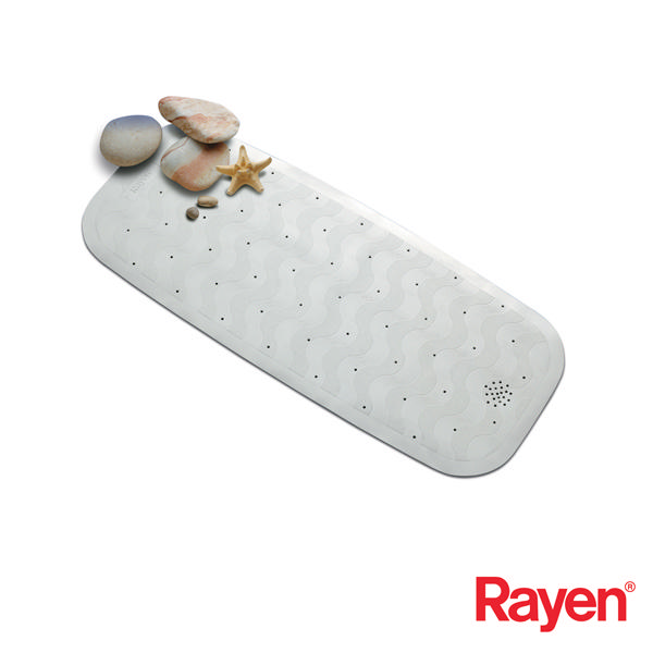 RAYEN BATHROOM MAT 35X74CM WHITE