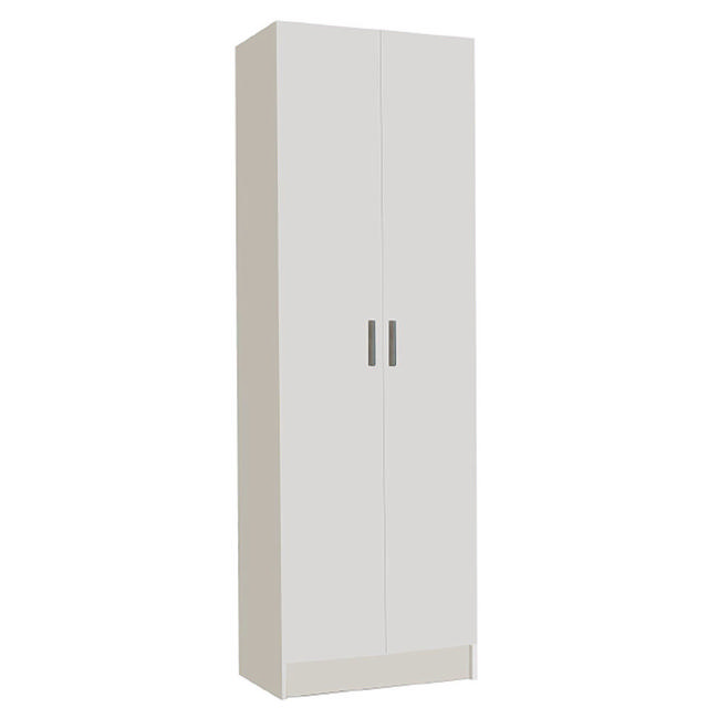 FORES CABINET 2DOORS WHITE 73Χ37Χ180CM