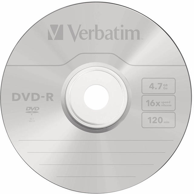 VERBATIM DVD-R SPINDLE 100PCS