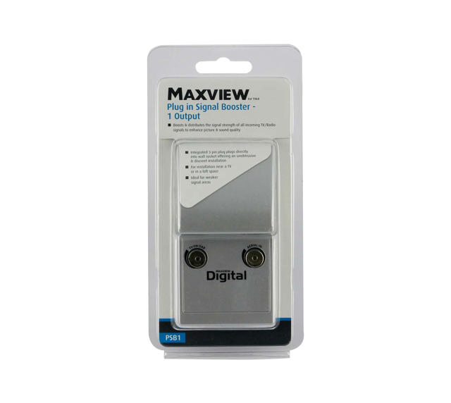 MAXVIEW PSB1C 1 ROOM PLUG IN DIGITAL SIGNAL BOOSTERS