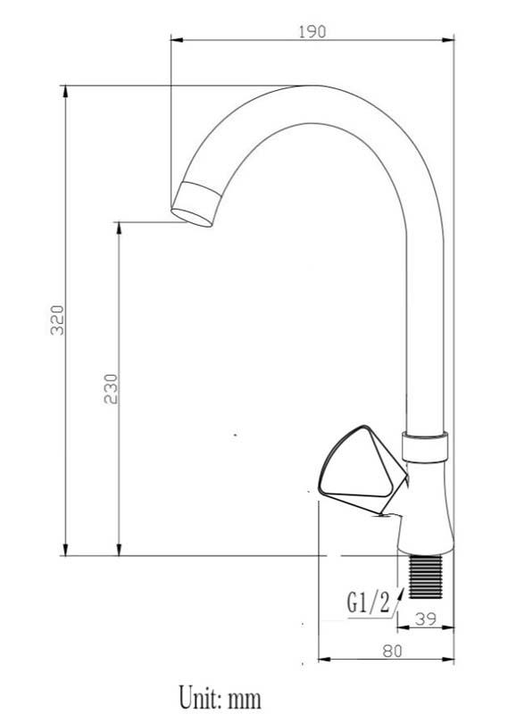 HOFER TRIANGULAR ΜΙΞΕΡ ΚΟΥΖΙΝΑΣ