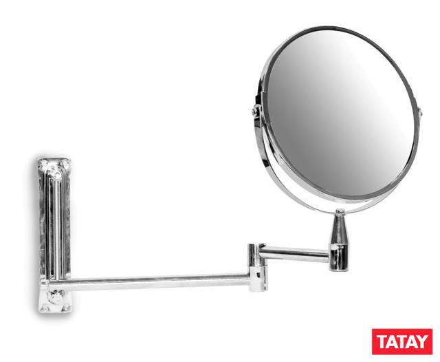 TATAY MAGNIFYING  MIRROR WITH BRACKET  17CM X 5 ZOOM