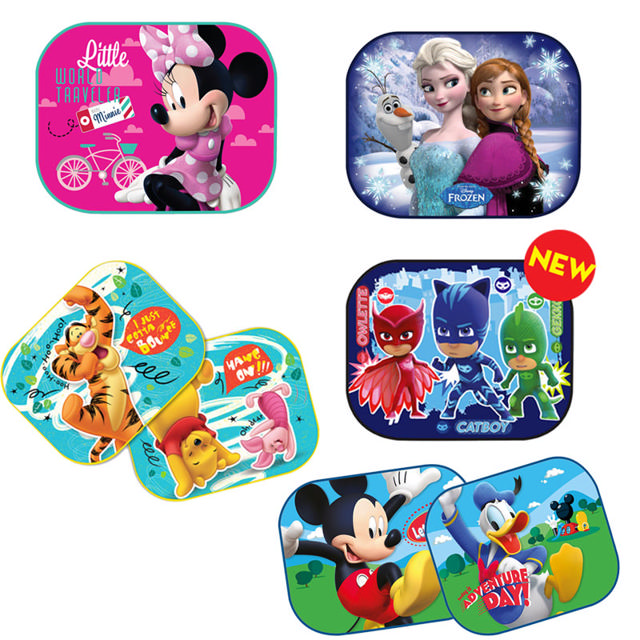 DISNEY ASSORTED SUNSHADES X2PCS