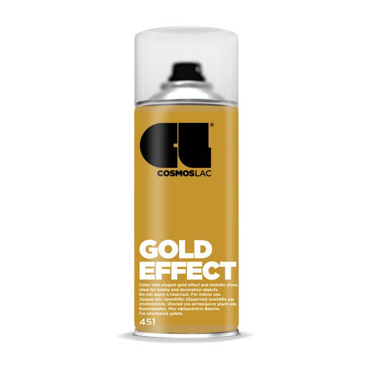 SPRAY PAINT GOLD 400ML N.451