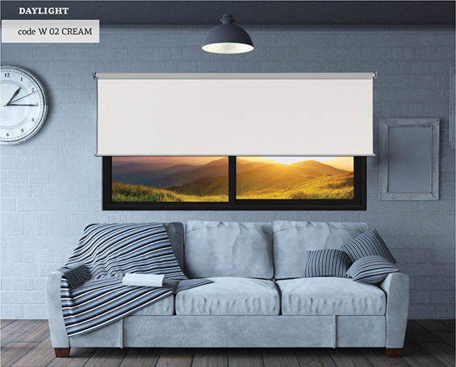 ROLLER BLIND DAYLIGHT CREAM 180X270CM