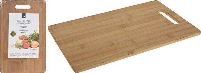 CHOPPING BOARD BAMBOO 40X25X1CM