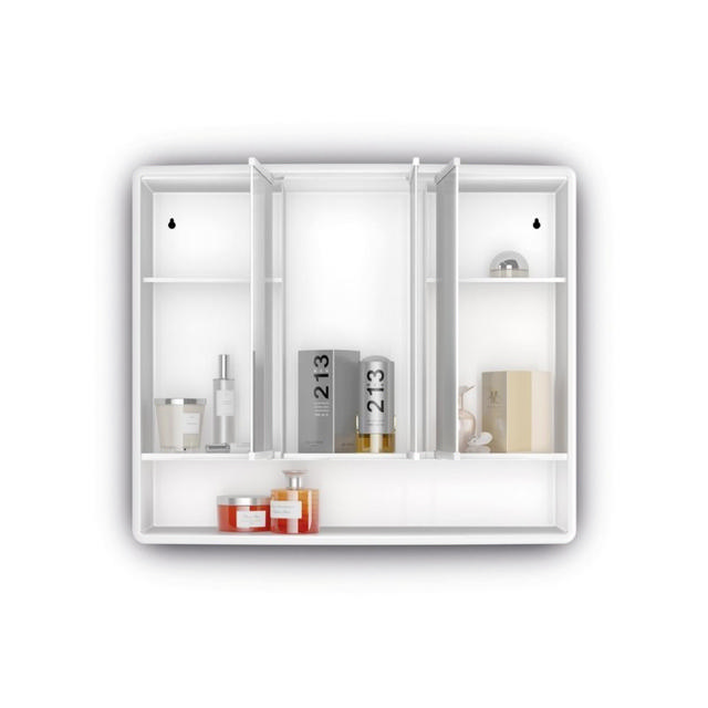 JOKEY LYMO CABINET MIRROR WITH 3 DOORS 59 X 49.5 X 14.5CM