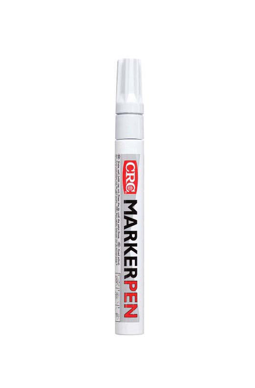 CRC MARKER PEN WHITE IND.