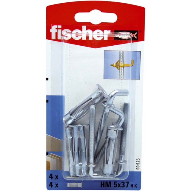 FISCHER HM 5X37MM METAL CORNER HOOK