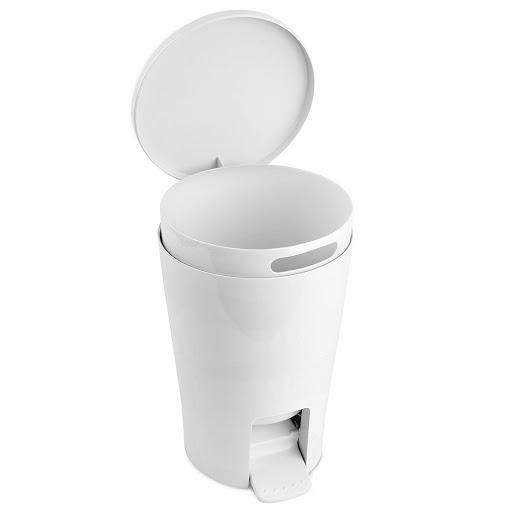 TATAY BATHROOM PEDAL BIN 5L ''DIABOLO'' WHITE