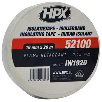 HPX INSULATING TAPE WHITE 19MMX20MM