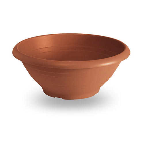 VECA PLASTIC POT ROUND 55X21CM TERRACOTTA