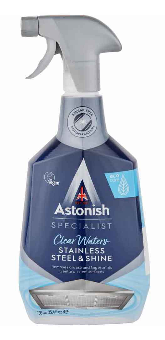 ASTONISH SPECIALIST ΚΑΘΑΡΙΣΤΙΚΟ INOX ΕΣΤΙΩΝ STAINLESS STEEL AND SHINE 750ML