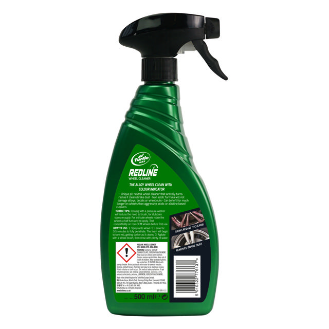 TURTLE WAX REDLINE ΚΑΘΑΡΙΣΤΙΚΟ ΤΡΟΧΩΝ 500ML