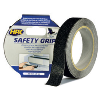 HPX SAFETY GRIP TAPE 25MMX18M BLACK