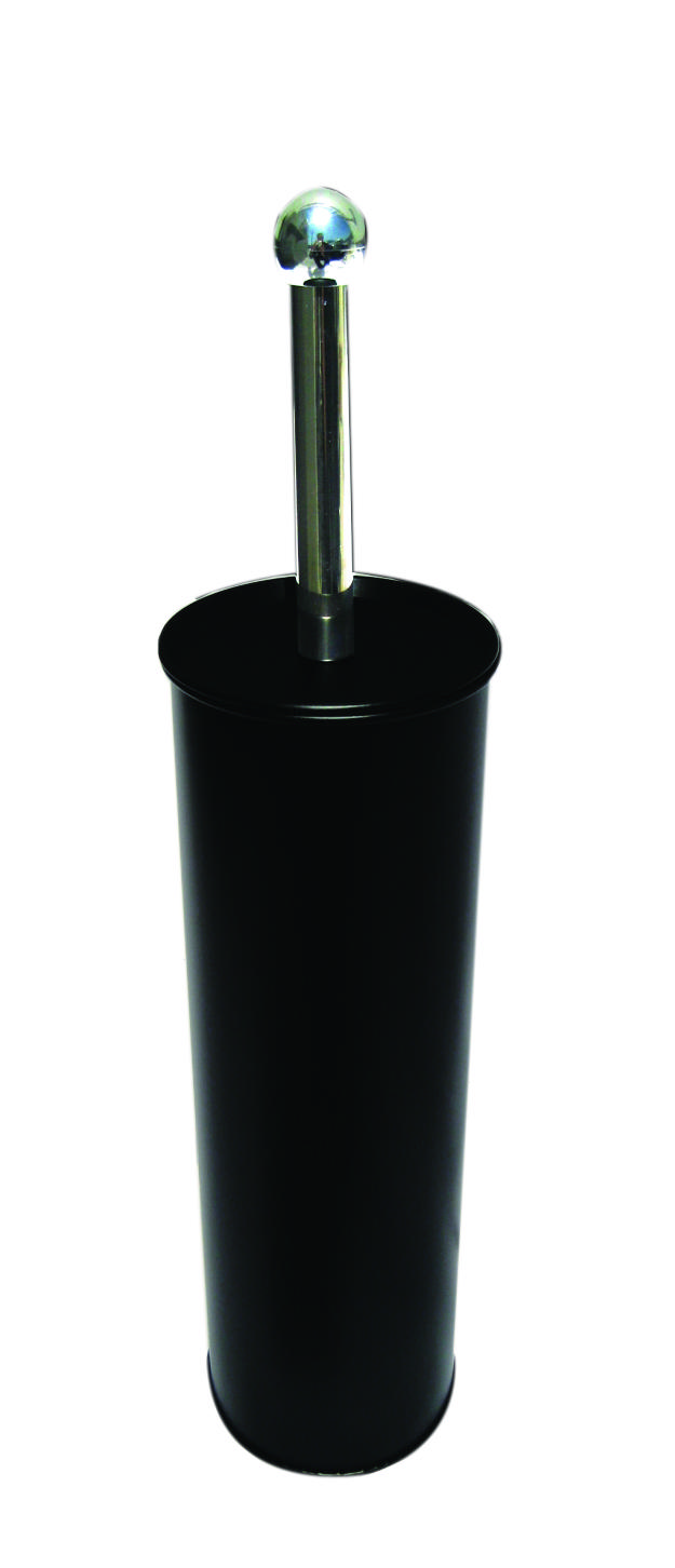 TOILET BRUSH GLOSSLY MATT BLACK