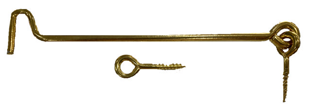 WINDOW HOOK GOLD 23X200 2PCS