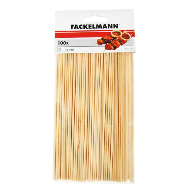 FACKELMANN BBQ WOODEN STICKS 20CM