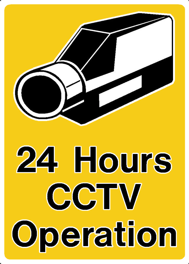 WARNING CCTV 24HRS