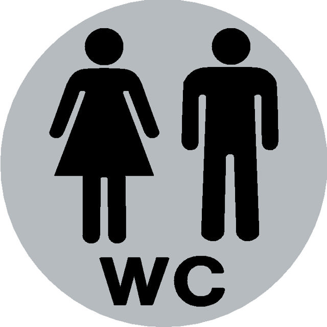 TOILETS (WC) SYMBOL COASTER