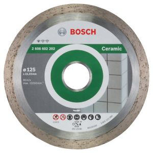 BOSCH STANDARD FOR CERAMIC DIAMOND DISC Ø125 FPE ECO 125 X 22,23 X 1,6 X 7 MM