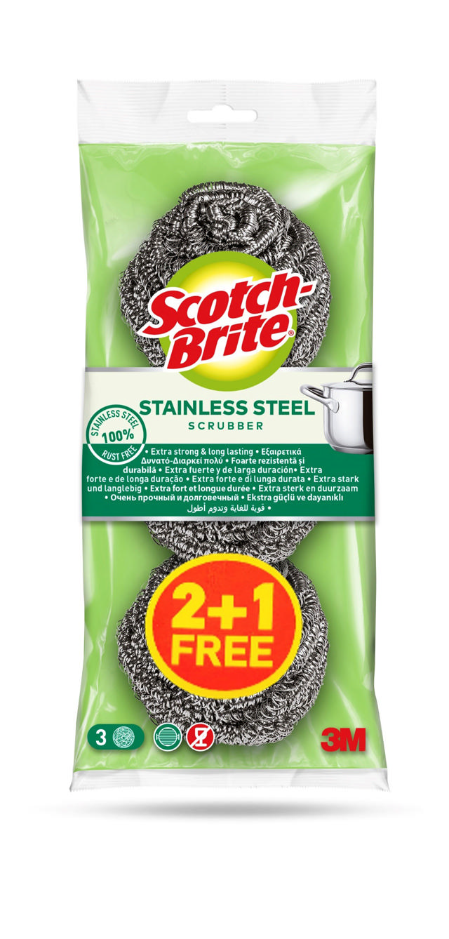 3M SCOTCH BRITE SPIRALS 3 PCS (2 + 1 FREE) 