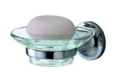 RAVELLI GLASS SOAP HOLDER