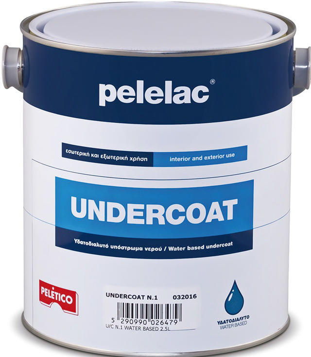 PELELAC UNDERCOAT N.1 ΥΔΑΤΟΔΙΑΛΥΤΟ ΧΡΩΜΑ 2.5L