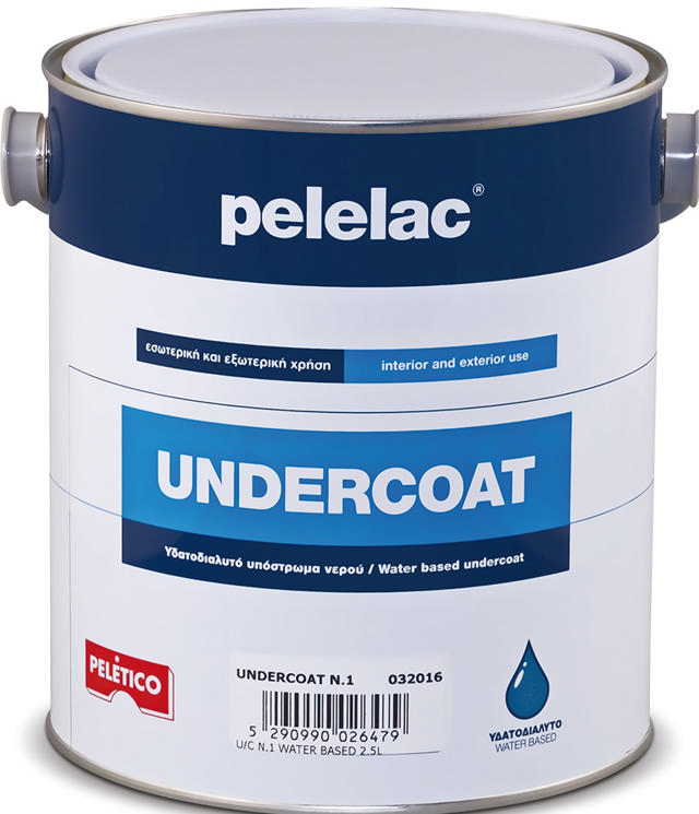 PELELAC UNDERCOAT N.1 WATER BASED 0.5L