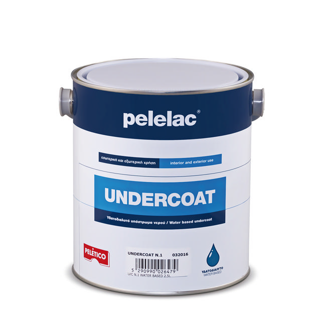 PELELAC UNDERCOAT N.2 ΥΔΑΤΟΔΙΑΛΥΤΟ ΧΡΩΜΑ 2.5L