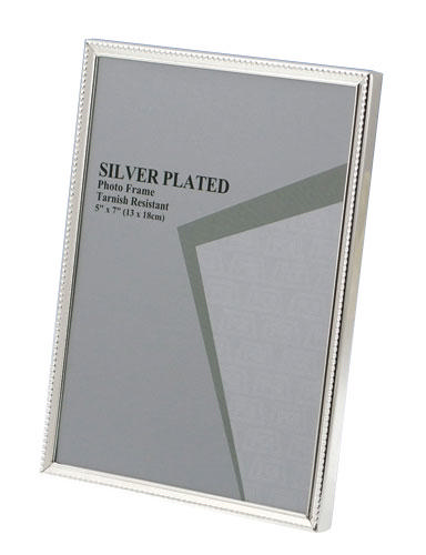 SILVER PHOTO FRAME 6''X8'' 15X20CM