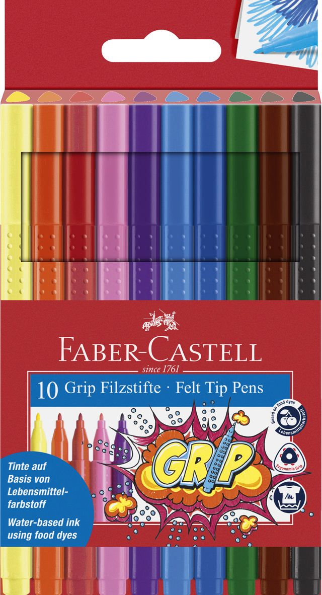 FABER CASTELL 155310 ΜΑΡΚΑΔΟΡΟΙ ΖΩΓΡΑΦΙΚΗΣ 10PCS