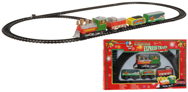 CHRISTMAS TRAIN SET 9PCS