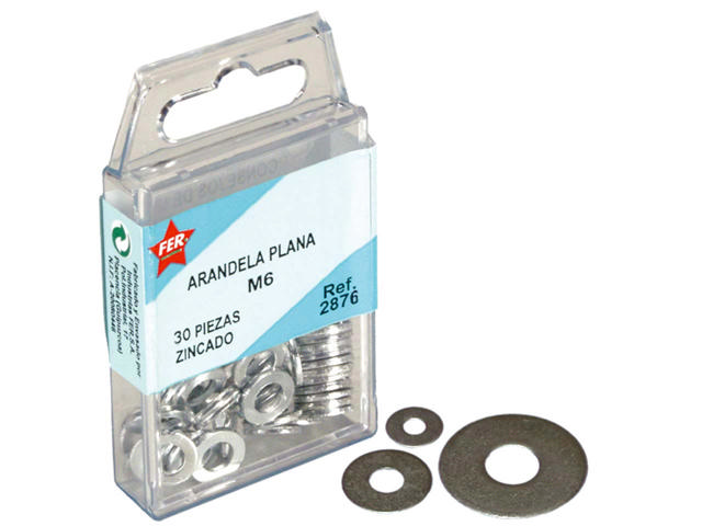 FER 20PCS WIDE FLAT WASHER M5 